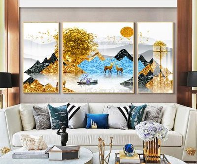 File ảnh File tranh hiện đại pha lê gương FT045 (gốc) in biển hiệu