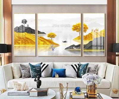 Tải file gốc in lụa File tranh hiện đại pha lê gương FT079 siêu nét