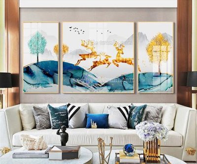 File tranh File tranh hiện đại pha lê gương FT087 (gốc) in backlit film