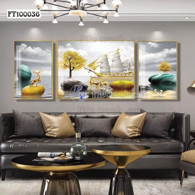 File gốc File tranh hiện đại pha lê gương FT100036 (PNG) trong suốt (transparent)