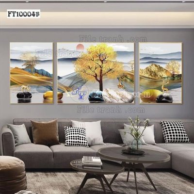 Download file gốc File tranh hiện đại pha lê gương FT100041 (in lụa) nghệ thuật