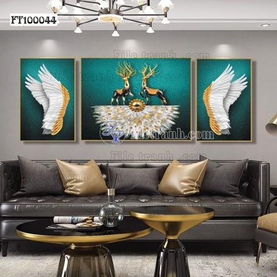 Cung cấp file tranh gốc File tranh hiện đại pha lê gương FT100044 độc quyền