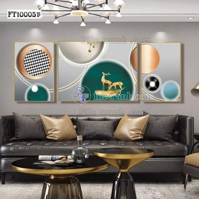 Ảnh gốc File tranh hiện đại pha lê gương FT100051 (nét căng) in mica