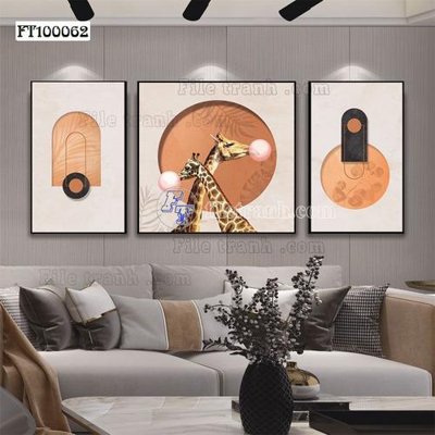 File tranh File tranh hiện đại pha lê gương FT100062 (bản gốc) in canvas