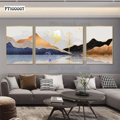 File gốc File tranh hiện đại pha lê gương FT100067 (cho in ấn) từ Filetranh.com