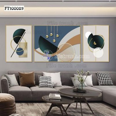 File tranh File tranh hiện đại pha lê gương FT100081 (gốc) in backlit film