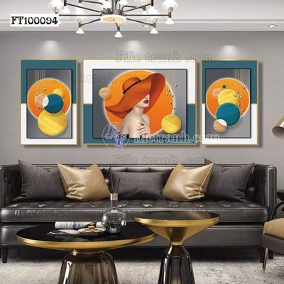 Cung cấp file tranh gốc File tranh hiện đại pha lê gương FT100094 độc quyền