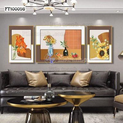 File tranh gốc PSD File tranh hiện đại pha lê gương FT100098 còn nguyên layer