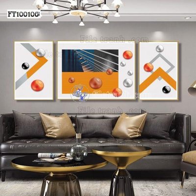 File tranh File tranh hiện đại pha lê gương FT100106 (file gốc) chủ đề phong thủy