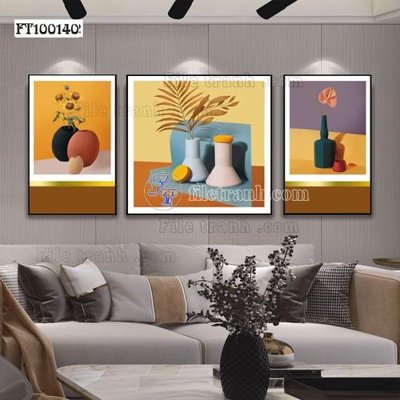 File in trần File tranh hiện đại pha lê gương FT100140 (file gốc) hoa văn 3D