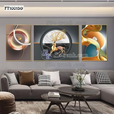 File gốc File tranh hiện đại pha lê gương FT100156 (chủ đề hiện đại) trang trí