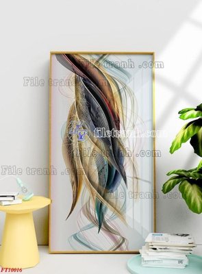 File ảnh File tranh bộ hiện đại FT10016 (gốc) in standee