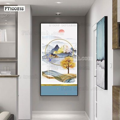 Tải file tranh File tranh hiện đại pha lê gương FT100218 (gốc) tại Filetranh.com