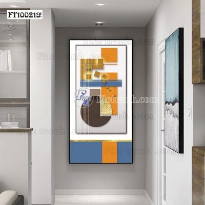 File tranh in trần File tranh hiện đại pha lê gương FT100219 (ảnh gốc siêu nét)