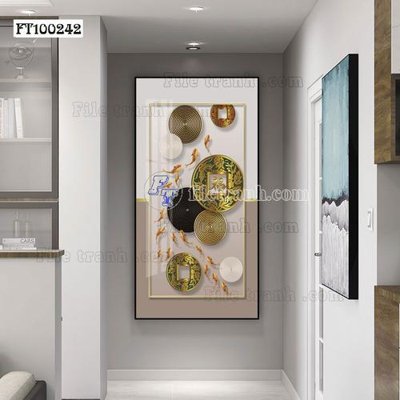 File gốc File tranh hiện đại pha lê gương FT100242 (thiết kế) cho in ấn