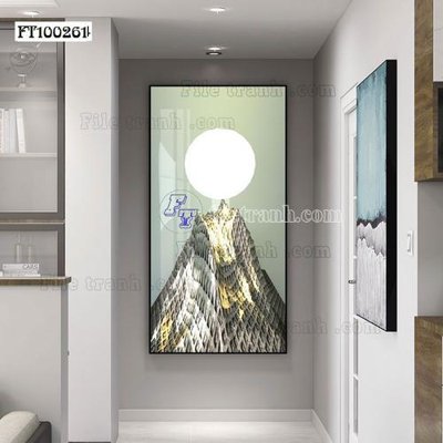 File gốc File tranh hiện đại pha lê gương FT100261 (in 3D) cho trang trí