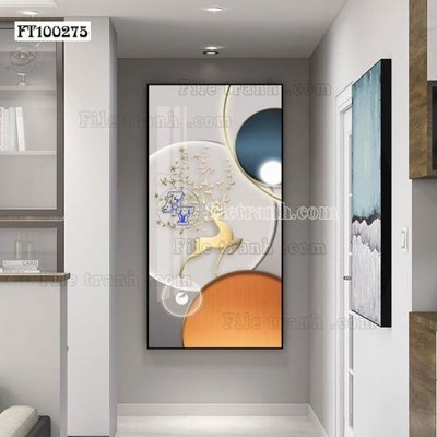 File PSD File tranh hiện đại pha lê gương FT100275 (bản gốc) độ phân giải cao