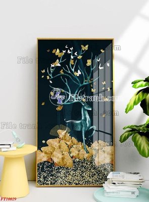 Download file ảnh gốc File tranh bộ hiện đại FT10029 để in ấn