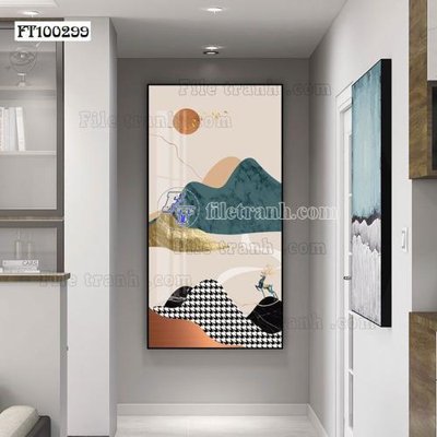 File tranh File tranh hiện đại pha lê gương FT100299 (ảnh gốc) chi tiết rõ ràng
