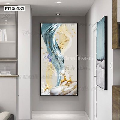 File gốc File tranh hiện đại pha lê gương FT100333 (dành cho trang trí nội thất)
