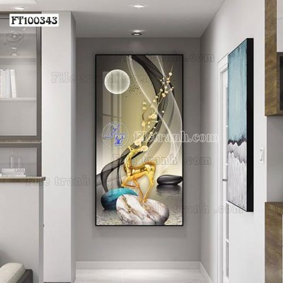 File gốc File tranh hiện đại pha lê gương FT100343 (cho in UV) siêu nét