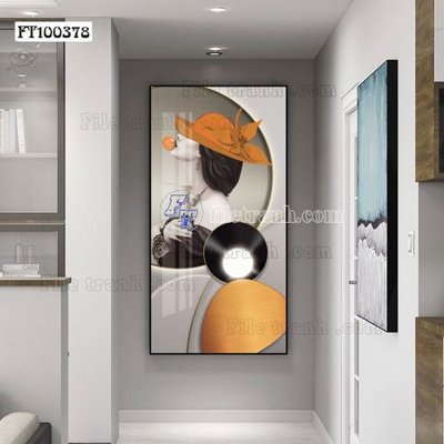 File PSD File tranh hiện đại pha lê gương FT100378 (bản gốc) cho nhà in