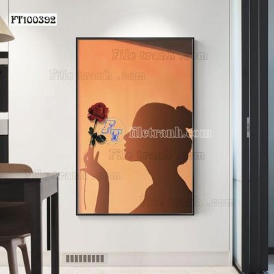 File PSD in ấn File tranh hiện đại pha lê gương FT100392 (chất lượng cao)