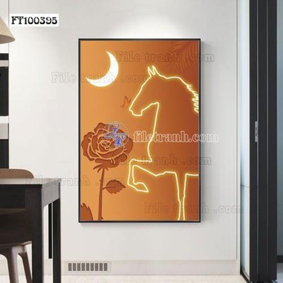 File ảnh File tranh hiện đại pha lê gương FT100395 (gốc) in standee