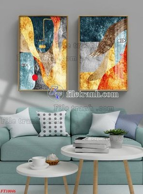 Tải file File tranh bộ hiện đại FT10046 (gốc) để in ấn ngay