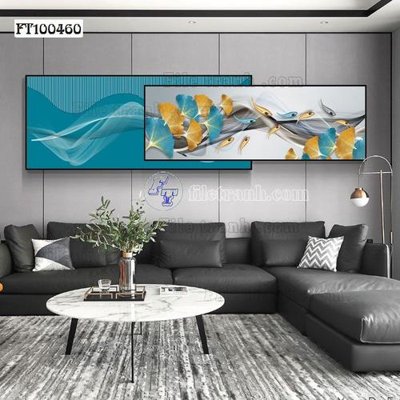 File PSD File tranh hiện đại pha lê gương FT100460 (bản gốc) đã tách nền