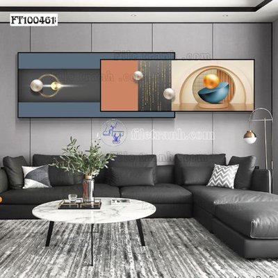 File tranh File tranh hiện đại pha lê gương FT100461 (bản gốc) treo tường