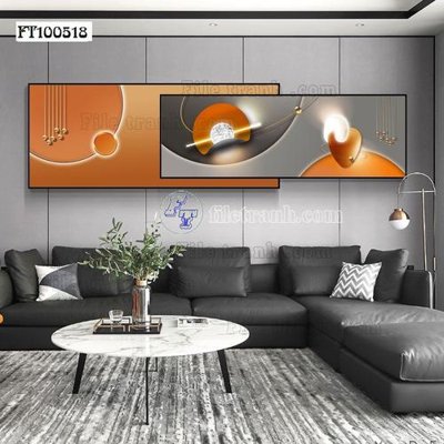 Ảnh gốc file in lụa File tranh hiện đại pha lê gương FT100518 chi tiết