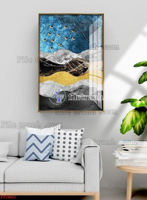 Tải file gốc File tranh bộ hiện đại FT10052 (in khổ lớn) không mờ