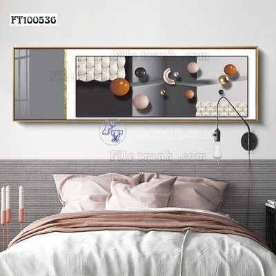 File in mica File tranh hiện đại pha lê gương FT100536 (bản gốc) sắc sảo