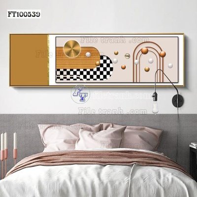 File tranh File tranh hiện đại pha lê gương FT100539 (bản gốc) treo phòng ăn