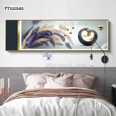 File ảnh File tranh hiện đại pha lê gương FT100545 (gốc) in PP, decal