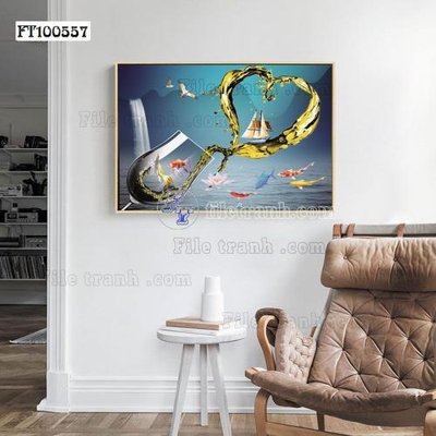 File ảnh gốc File tranh hiện đại pha lê gương FT100557 không vỡ nét