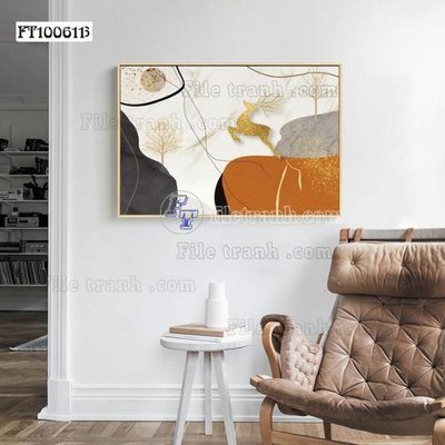 File tranh gốc File tranh hiện đại pha lê gương FT100611 (bản đẹp) độc quyền