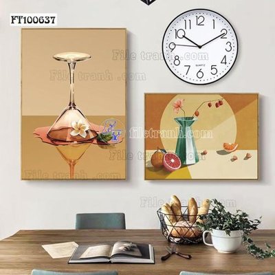 File tranh in mica File tranh hiện đại pha lê gương FT100637 (độ phân giải cao)