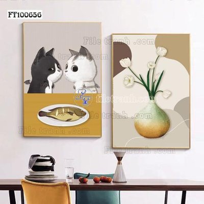 File gốc File tranh hiện đại pha lê gương FT100656 (cho in ấn) độc quyền