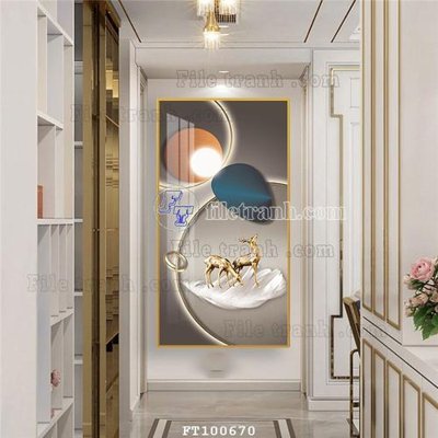 File PSD File tranh hiện đại pha lê gương FT100670 (chất lượng in ấn)