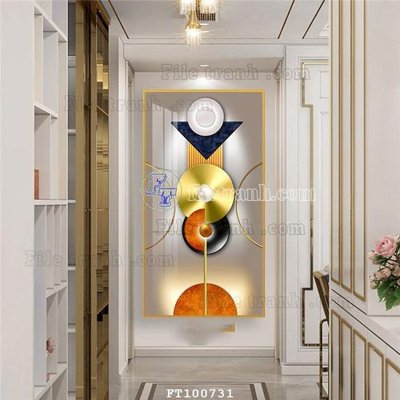 File tranh File tranh hiện đại pha lê gương FT100731 (gốc) in backlit film