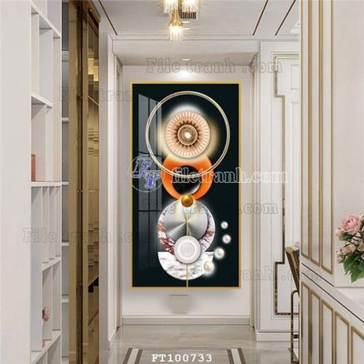 File gốc File tranh hiện đại pha lê gương FT100733 (in mica) làm quà tặng