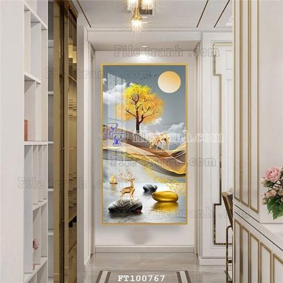 Download file File tranh hiện đại pha lê gương FT100767 (gốc) in mica đèn LED