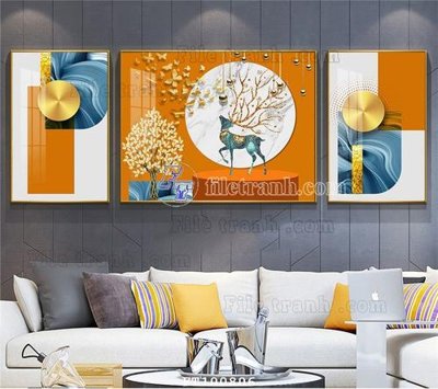 File tranh gốc File tranh hiện đại pha lê gương FT100806 (bản quyền) Filetranh.com