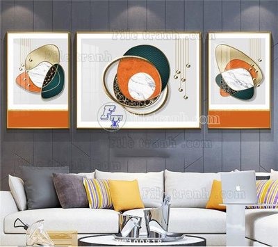 File tranh File tranh hiện đại pha lê gương FT100818 (gốc) in vải canvas