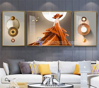 Download file gốc File tranh hiện đại pha lê gương FT100869 (in mica) 3D