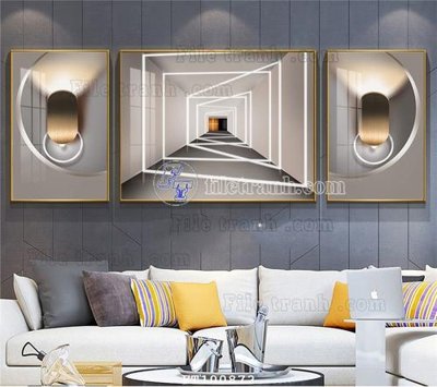 File tranh File tranh hiện đại pha lê gương FT100872 (bản gốc) in canvas