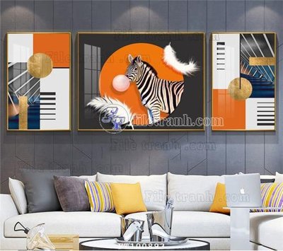 File gốc File tranh hiện đại pha lê gương FT100893 (dành cho trang trí nội thất)