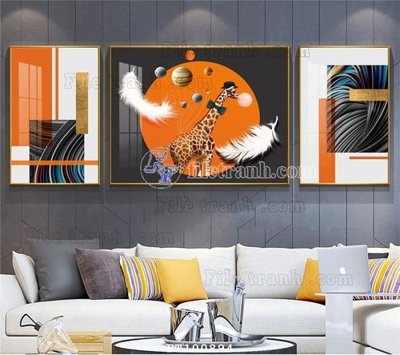 File ảnh File tranh hiện đại pha lê gương FT100894 (gốc) trang trí khách sạn